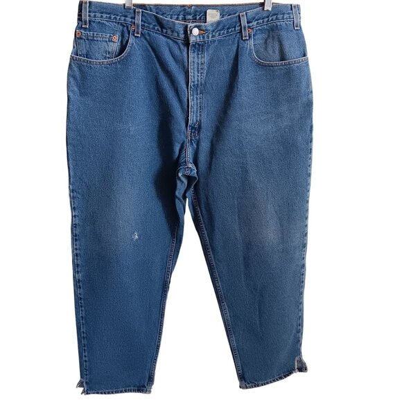 Vintage Mens Levi's Jeans 42x30 560 Dad 1990's Loose Fit Tapered Leg Mexico - Picture 3 of 12